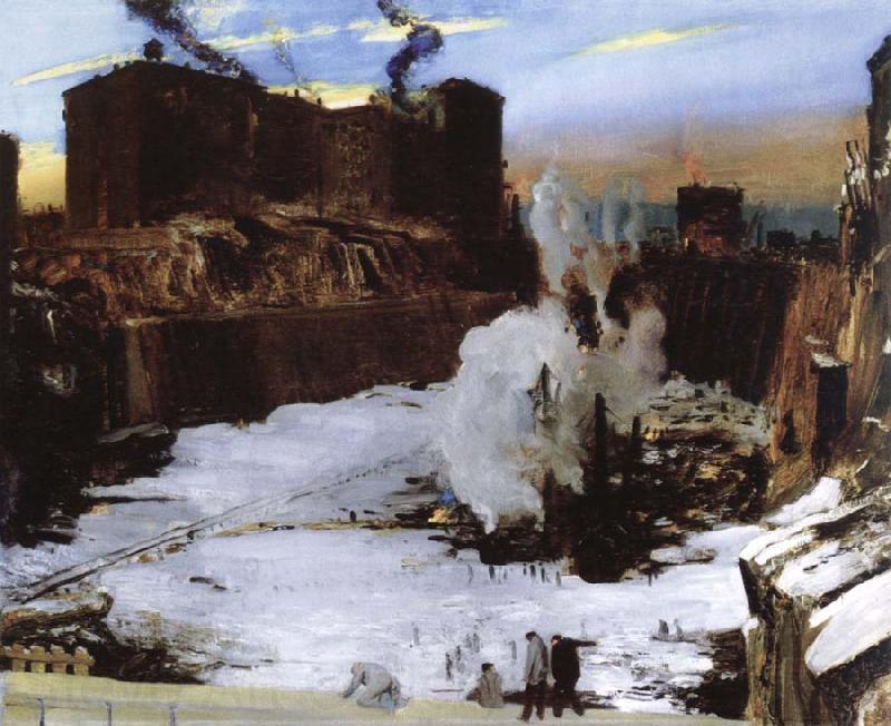 George Bellows pennsylvania station excavation